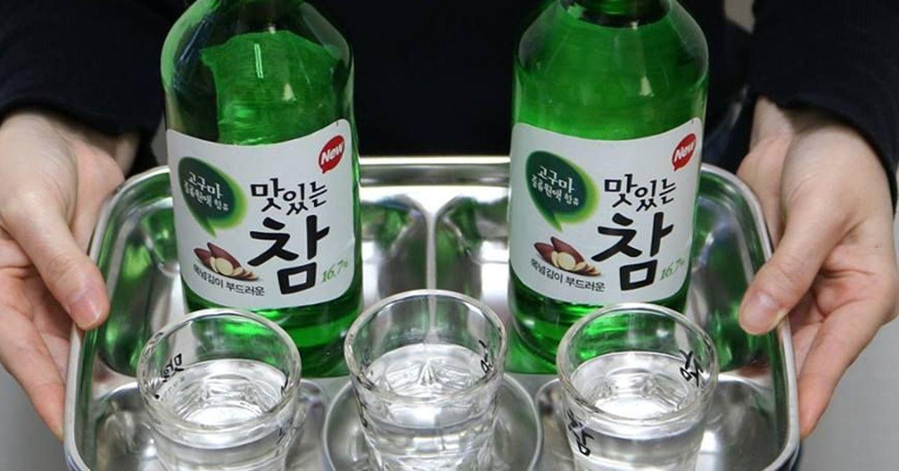 地瓜燒酒新上市，便利商店專售的香甜風味燒酒新品。