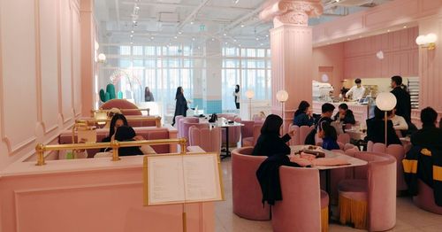 Girl's dream come true! 3CE Pink Cafe「Stylenanda Pink Pool Cafe」visit