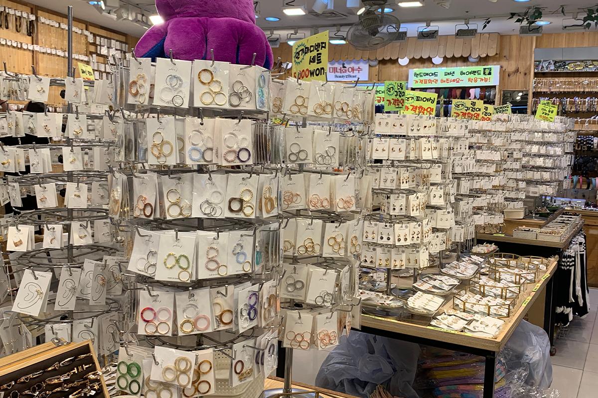accessories store at Seomyeon underground shopping center.