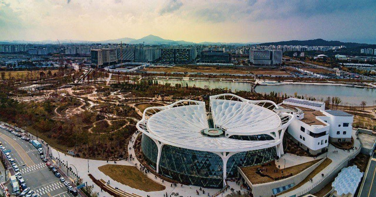 서울식물원의 아름다운 풍경 대만어: 首爾植物園美麗的風景