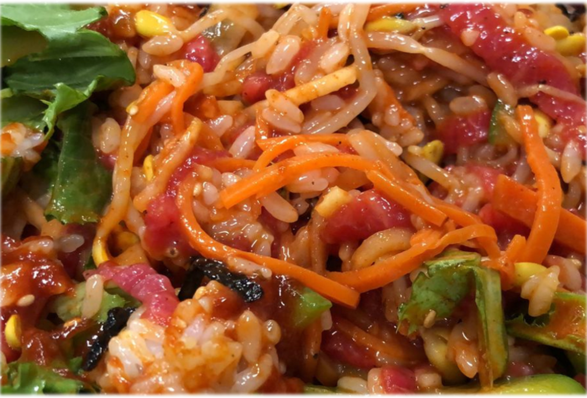 韓牛飯和部位展示盤