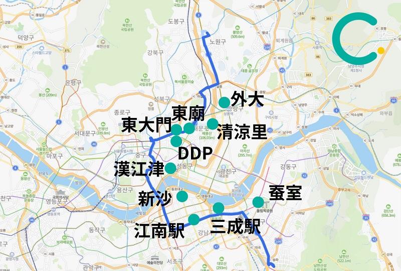 韓国、韓国旅行、韓国観光、ソウル、ソウル旅行、東大門、トンデムン、DDP、韓国交通情報、韓国地下鉄、空港鉄道、空港バス、深夜バス、夜行バス