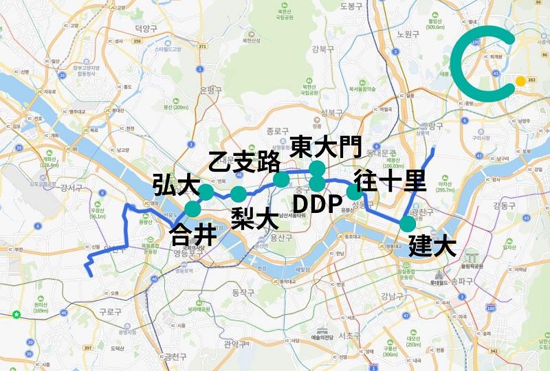 韓国、韓国旅行、韓国観光、ソウル、ソウル旅行、東大門、トンデムン、DDP、韓国交通情報、韓国地下鉄、空港鉄道、空港バス、深夜バス、夜行バス