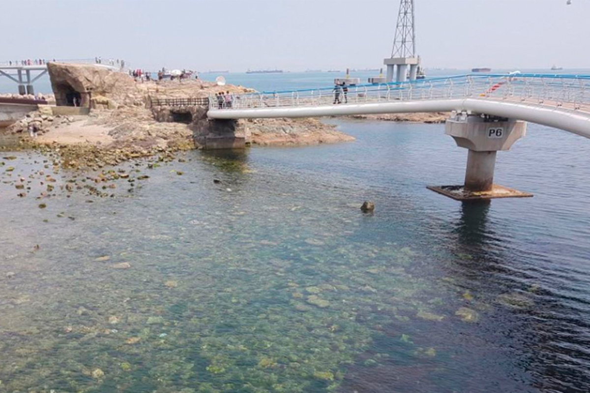 眺望五六島Sky Walk周圍的海景