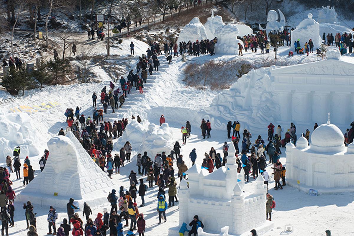 Korean Winter Festivals: Taebaeksan