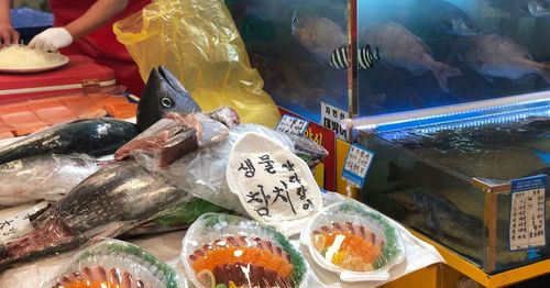 chợ cá noryangjin seoul ẩm thực hàn quốc
