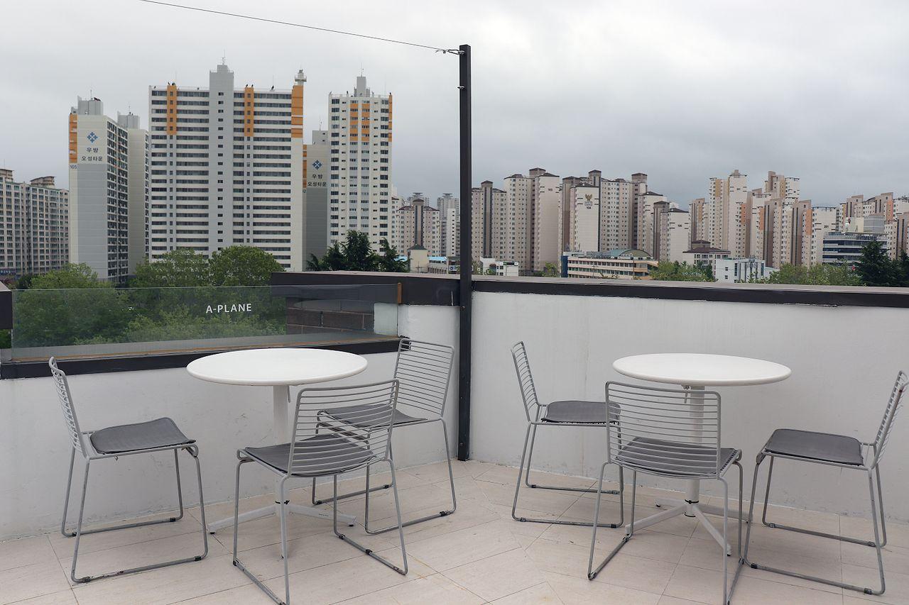 大邱金光石街露天咖啡廳「A-PLANE」，望住大邱景色好治療！