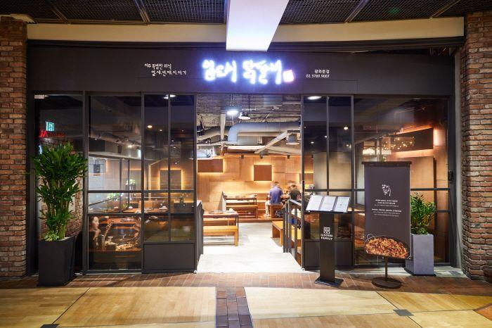 Restoran Ildossi Dakgalbi Gwanghwamun - Tampilan luar yang menggambarkan lokasi restoran Halal di Seoul, Korea Selatan.