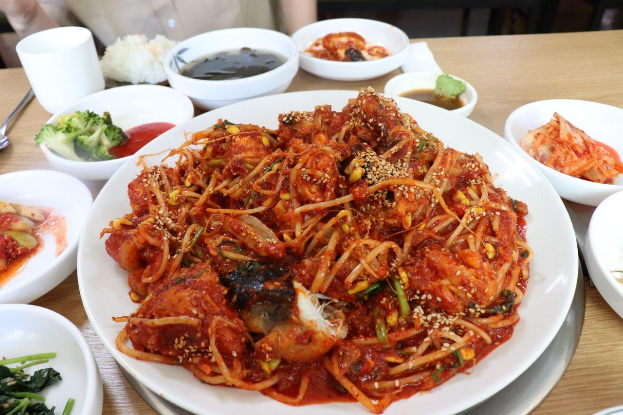 Gyeongbokgung Restaurant | Masan Agujjim, Deliciously steamed monkfish by Gyeongbokgung Palace