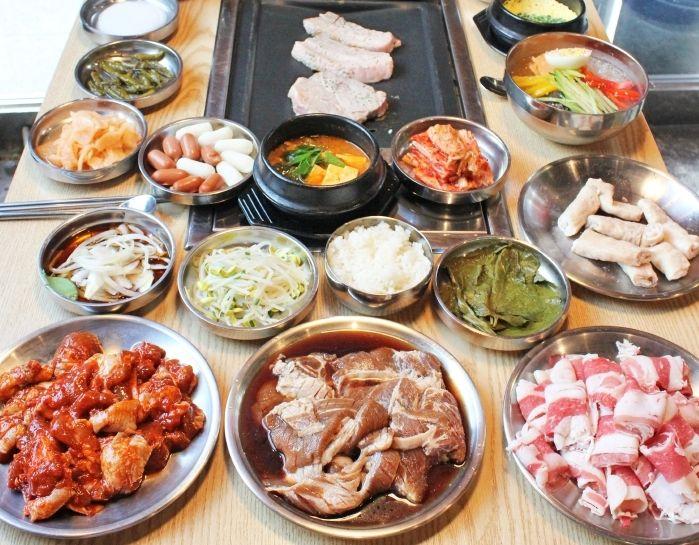 [Daegu Meals] Great value, low price! A full BBQ meal at Tongkeun Tongsam!
