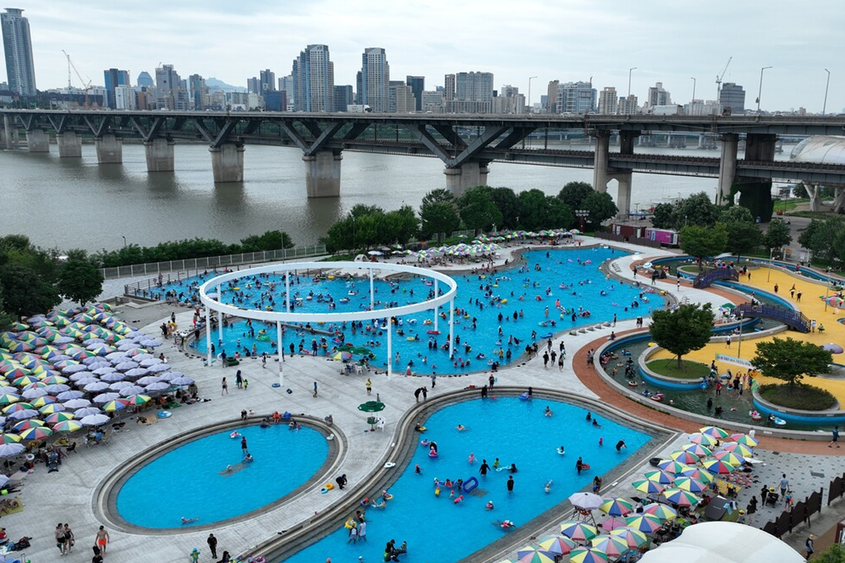 2025首爾漢江公園游泳池 戲水 水上樂園 開放時間