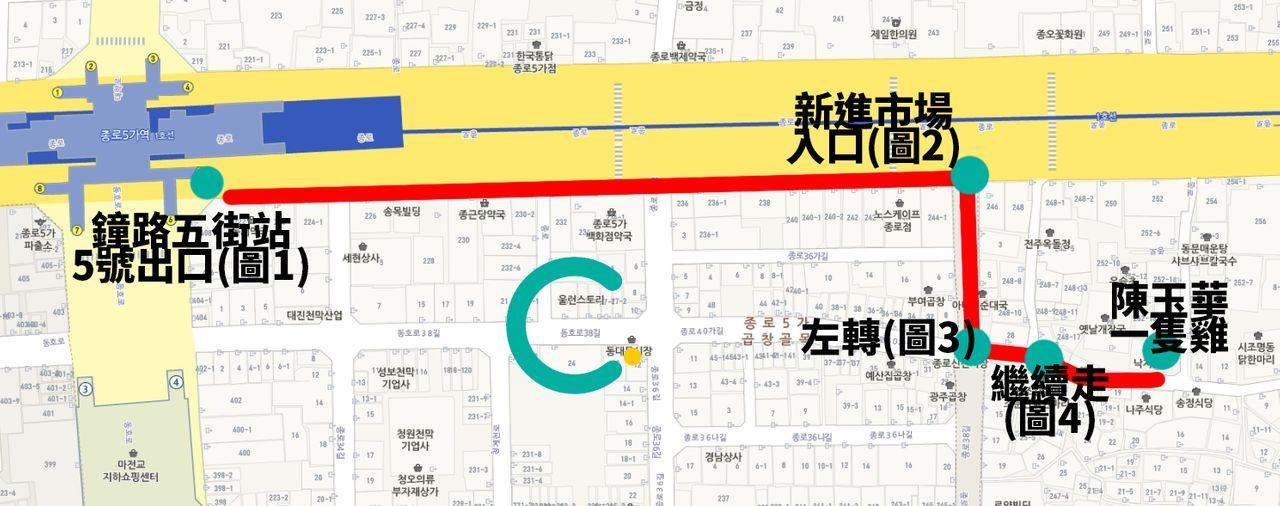 東大門 陳玉華一隻雞 2025 路線