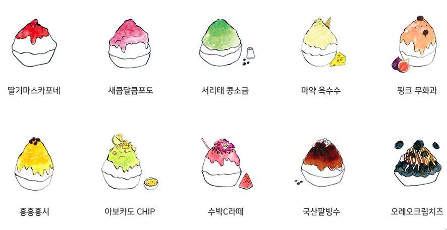 Famous Korean Bingsu Shops Try all these amazing bingsu stores and cool off in steaming Korean Summer!