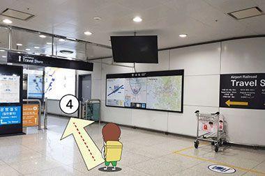 Hình ảnh của trung tâm du lịch tại Sân bay Incheon, điểm đến thuận lợi cho du khách.