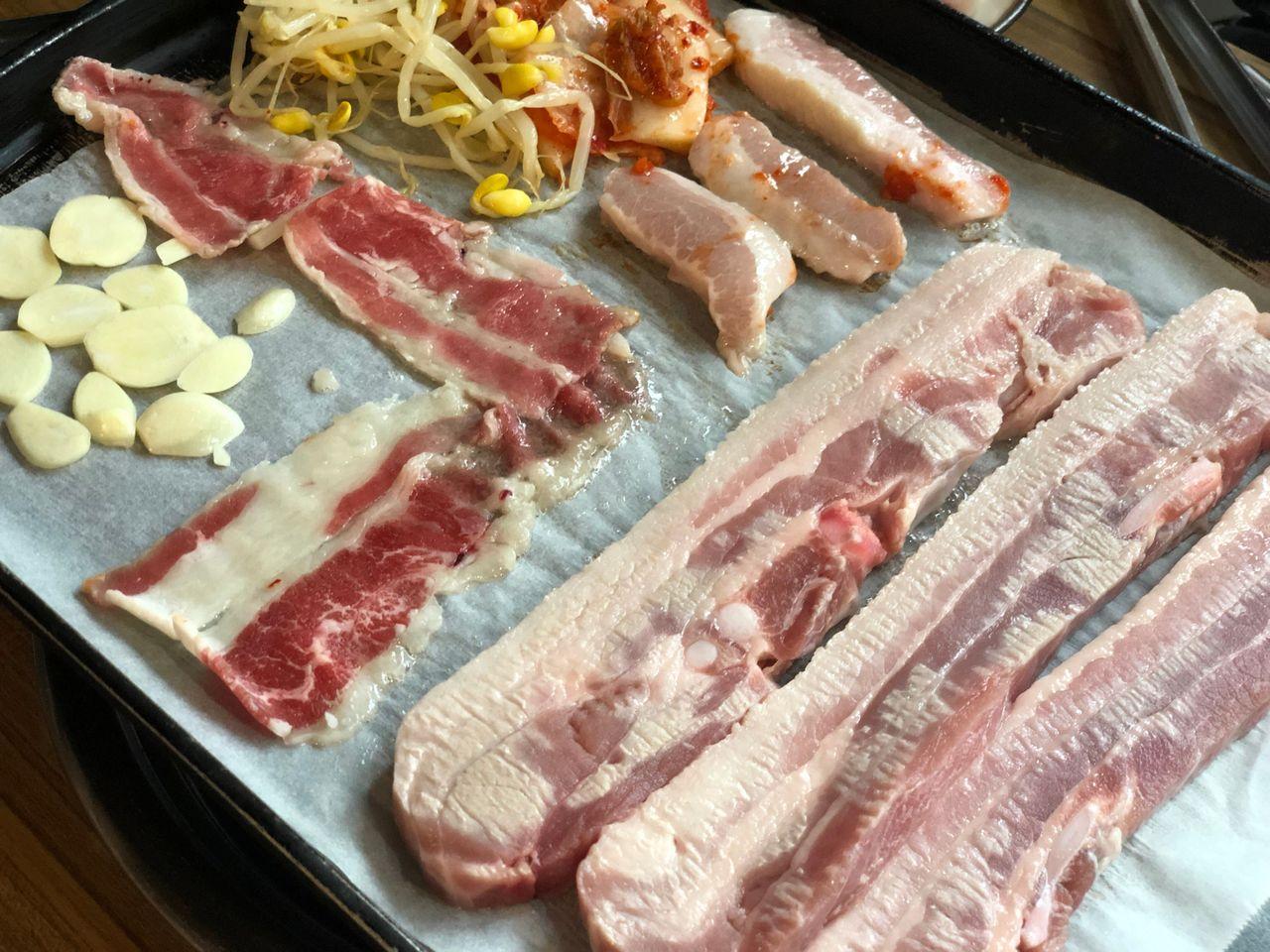 弘大豬肉上片自助架,新鮮保存