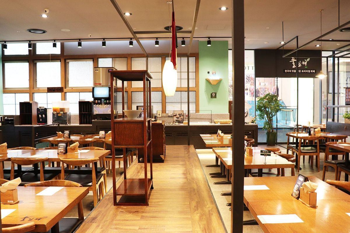 韓國餐廳 一個人