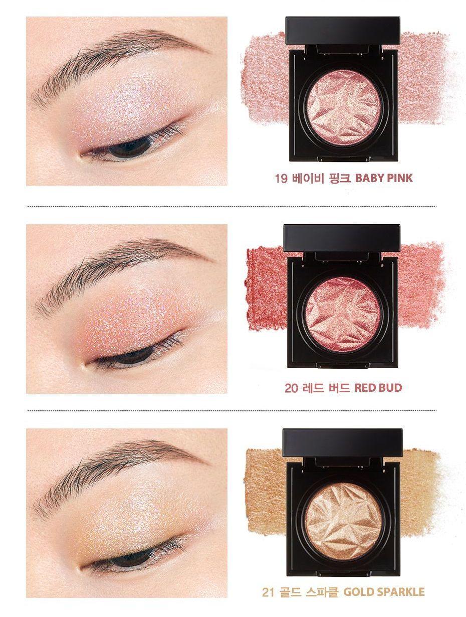 Clio Prism Air Shadow多色展示，包括CORAL、COPPER等色系。