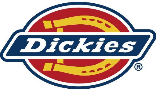 Logo ufficiale del marchio Dickies su sfondo bianco