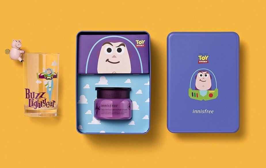 Confezione regalo Innisfree con tema Toy Story in Corea del Sud