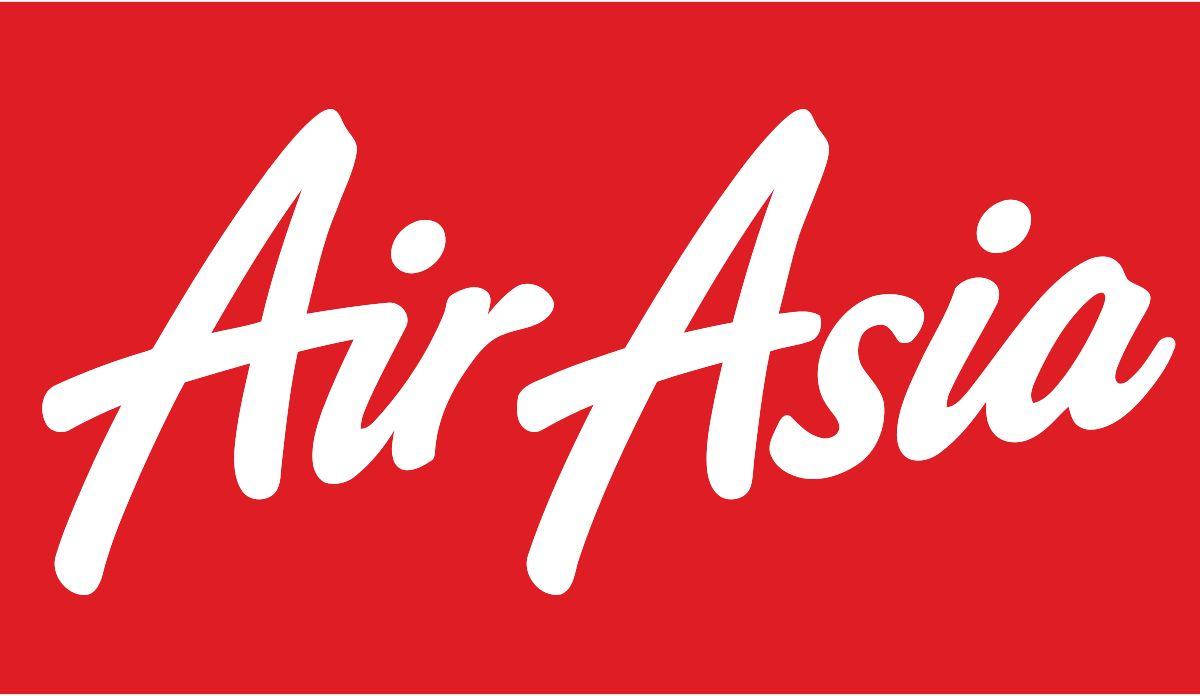 Logotype de Air Asia, aerolínea popular para vuelos de Malasia a Corea, incluyendo Busan y Jeju.