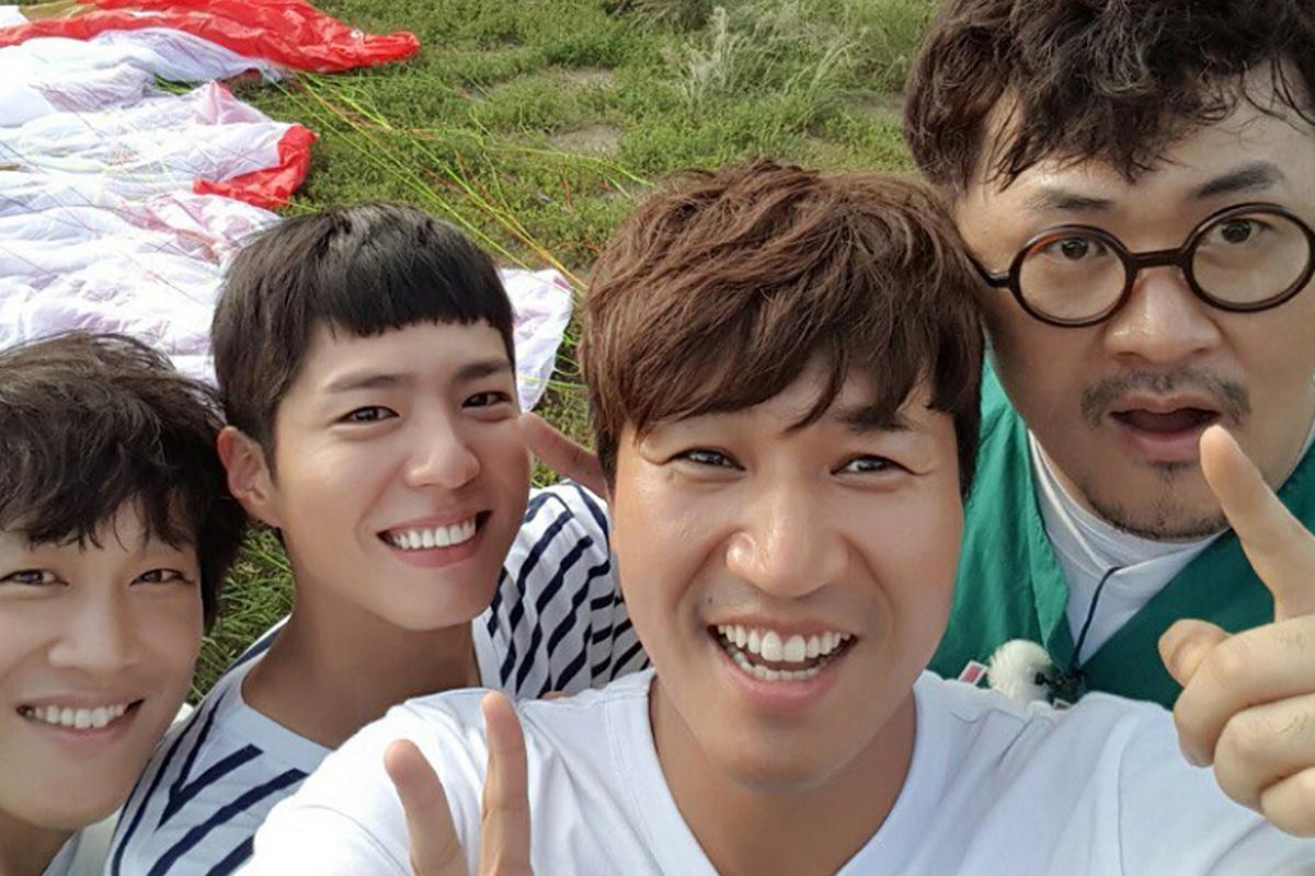 丹陽で撮影された韓国の有名番組のスタッフの記念写真