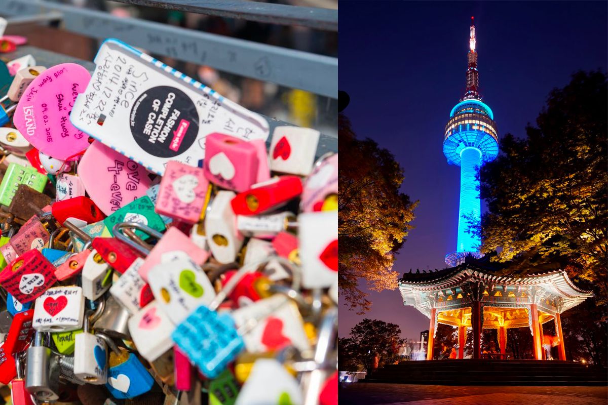 Tháp Namsan/N Seoul Tower, điểm du lịch giáng sinh ở seoul