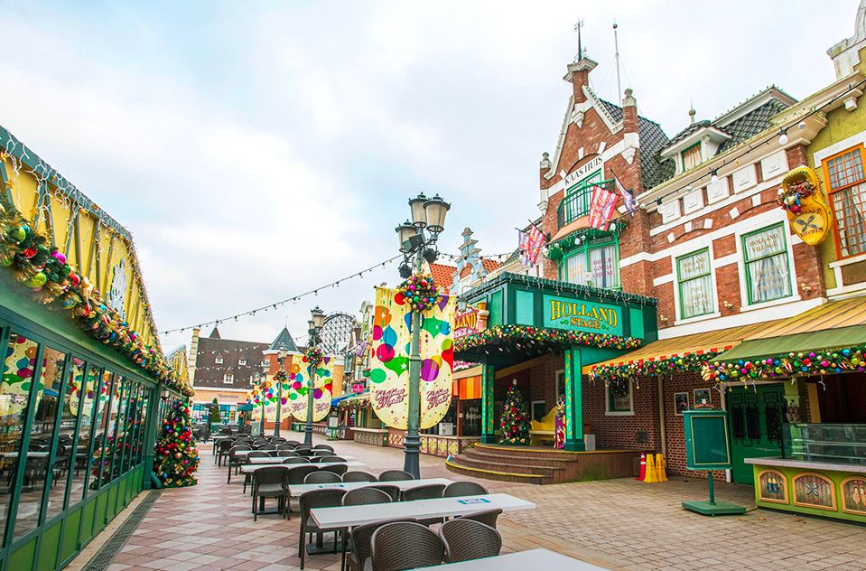 Khu vui chơi ngoài trời Everland dịp giáng sinh 