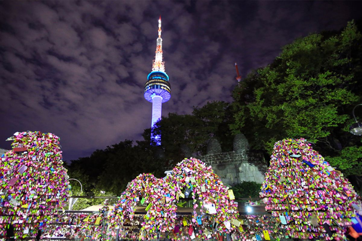 Tháp Namsan/N Seoul Tower, điểm du lịch giáng sinh ở seoul