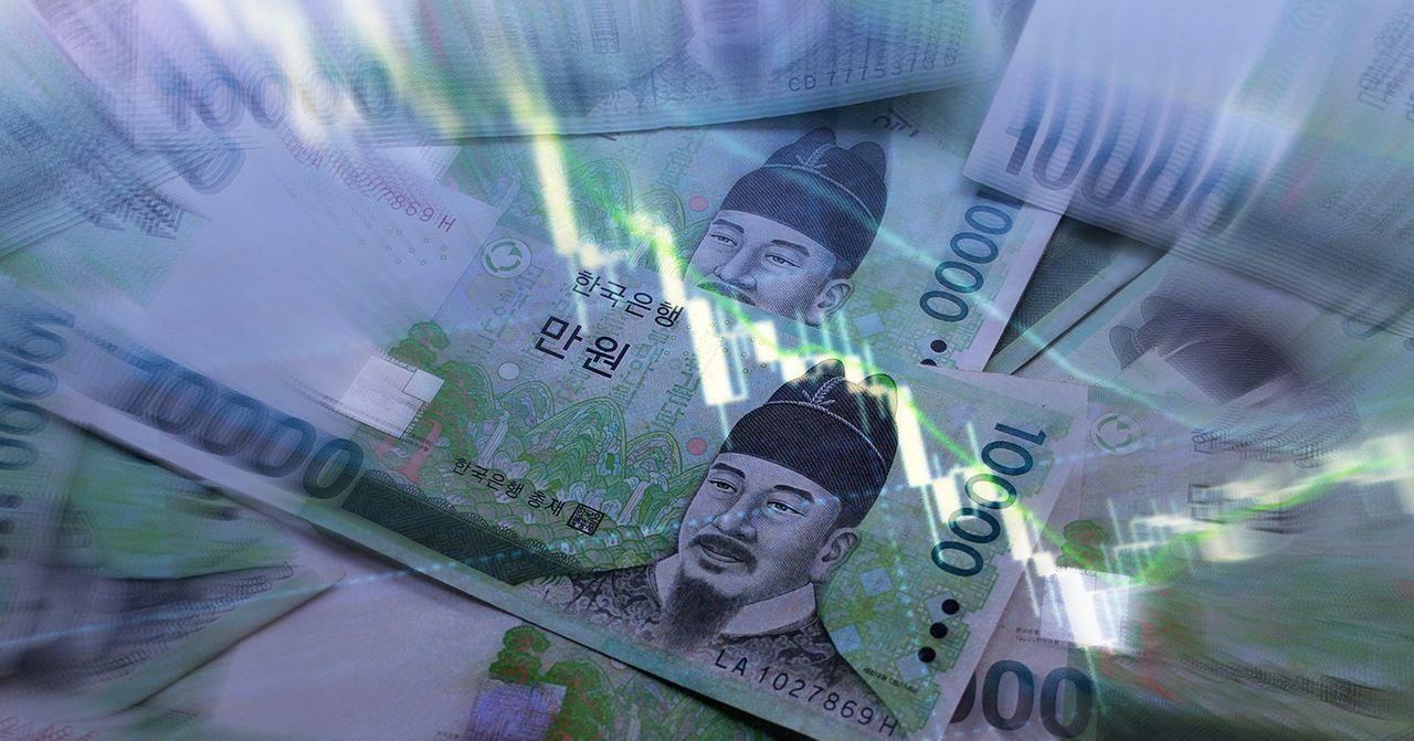 韓元暴跌創下新紀錄，成為市場熱門話題。