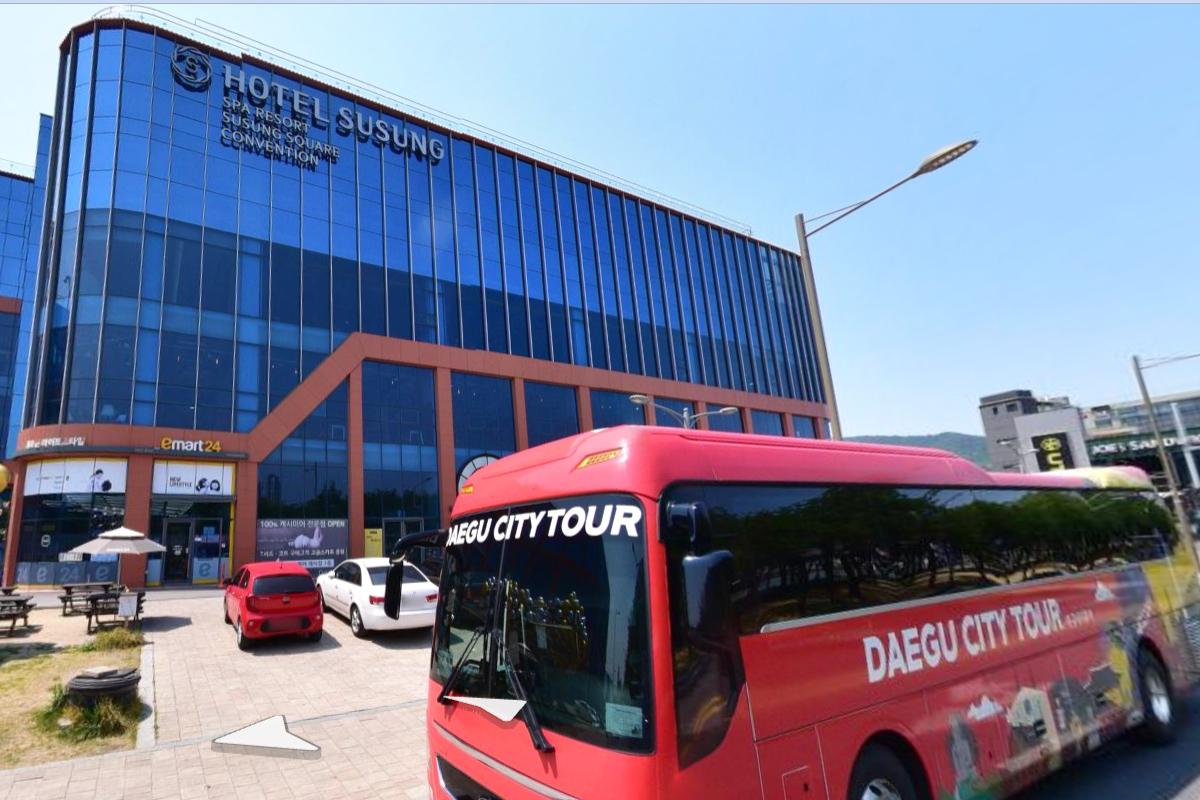 韓国地方旅行、大邱、テグ、大邱シティツアーバス、大邱日帰り旅行、オープントップバス、2階建てバス