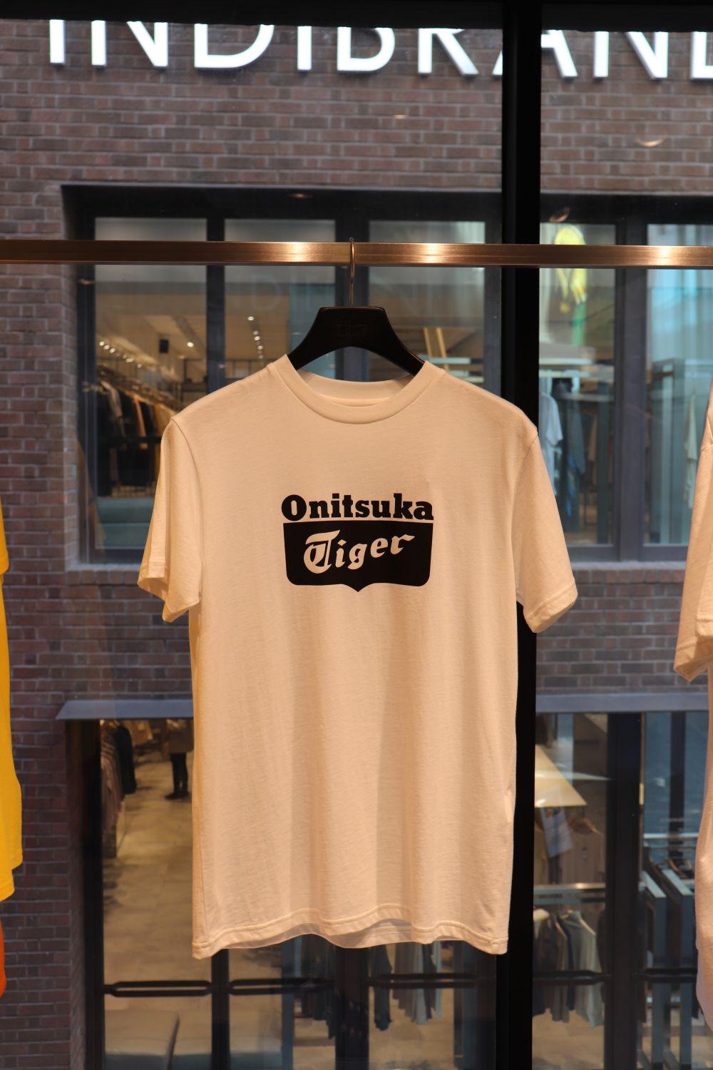 onitsuka tiger t shirt junior argent