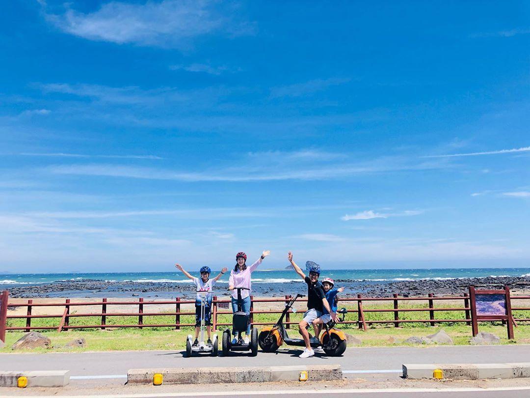 ขับรถโกคาร์ทที่ Jeju Central Park