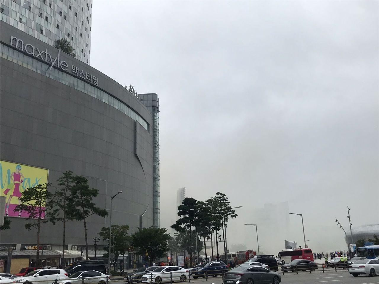 ไฟไหม้ตลาดพยองฮวาในย่านทงแดมุน เกาหลีใต้, 21 กันยายน