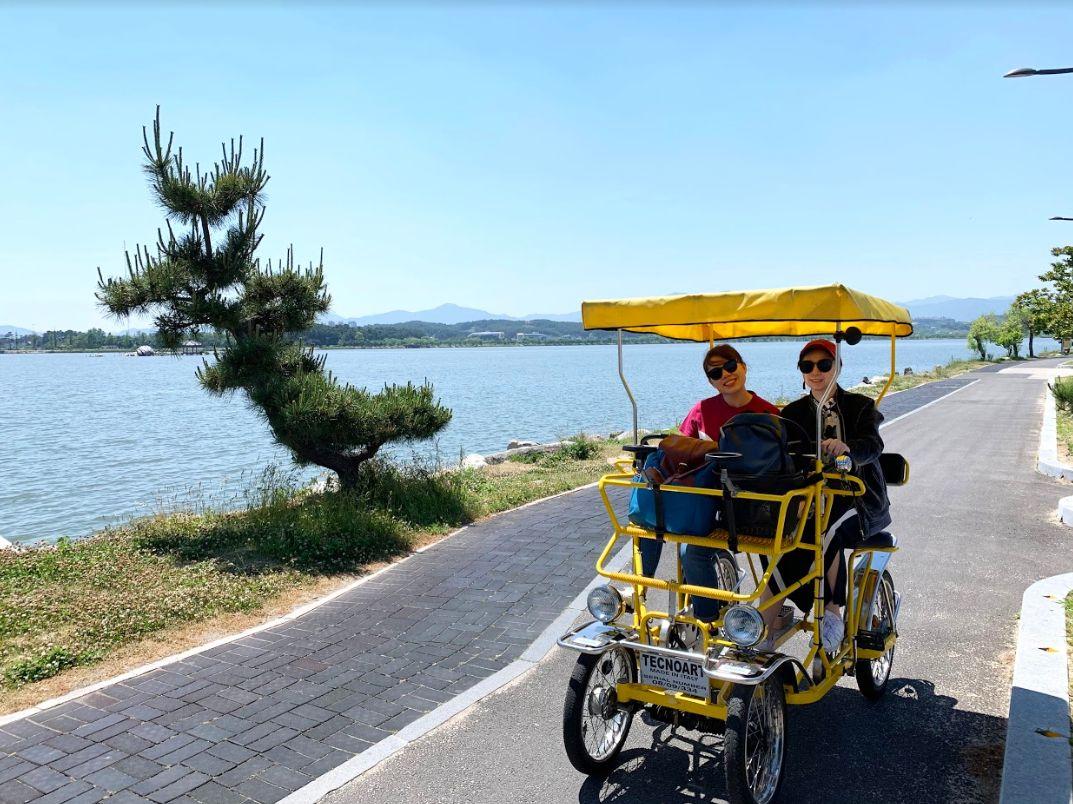 江陵浪漫一日遊！BTS MV跟韓劇拍攝地一日遊(高空滑索、自行車之旅)