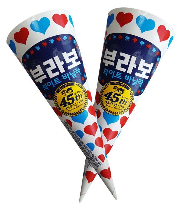 Bravocone,歷史悠久的韓國最受歡迎甜筒之一。