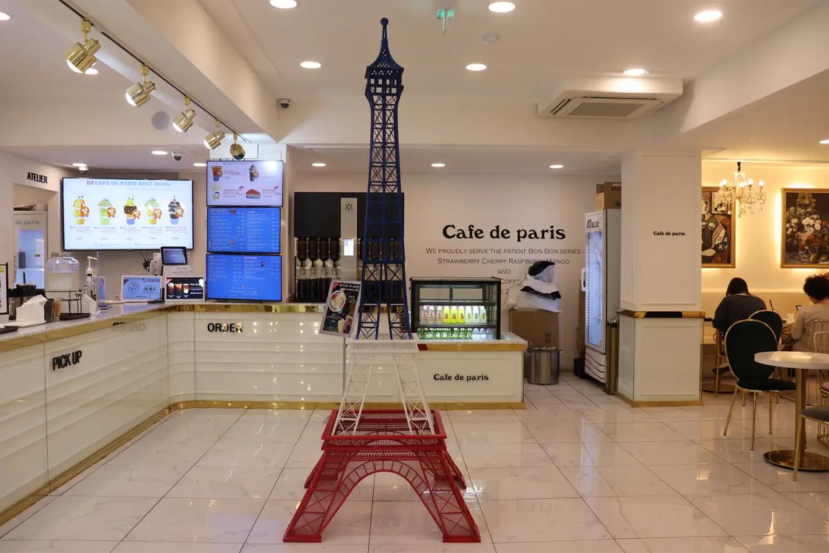 韓国旅行 明洞 ソウル 明洞おすすめ 明洞カフェ 明洞デザート Cafe de Paris