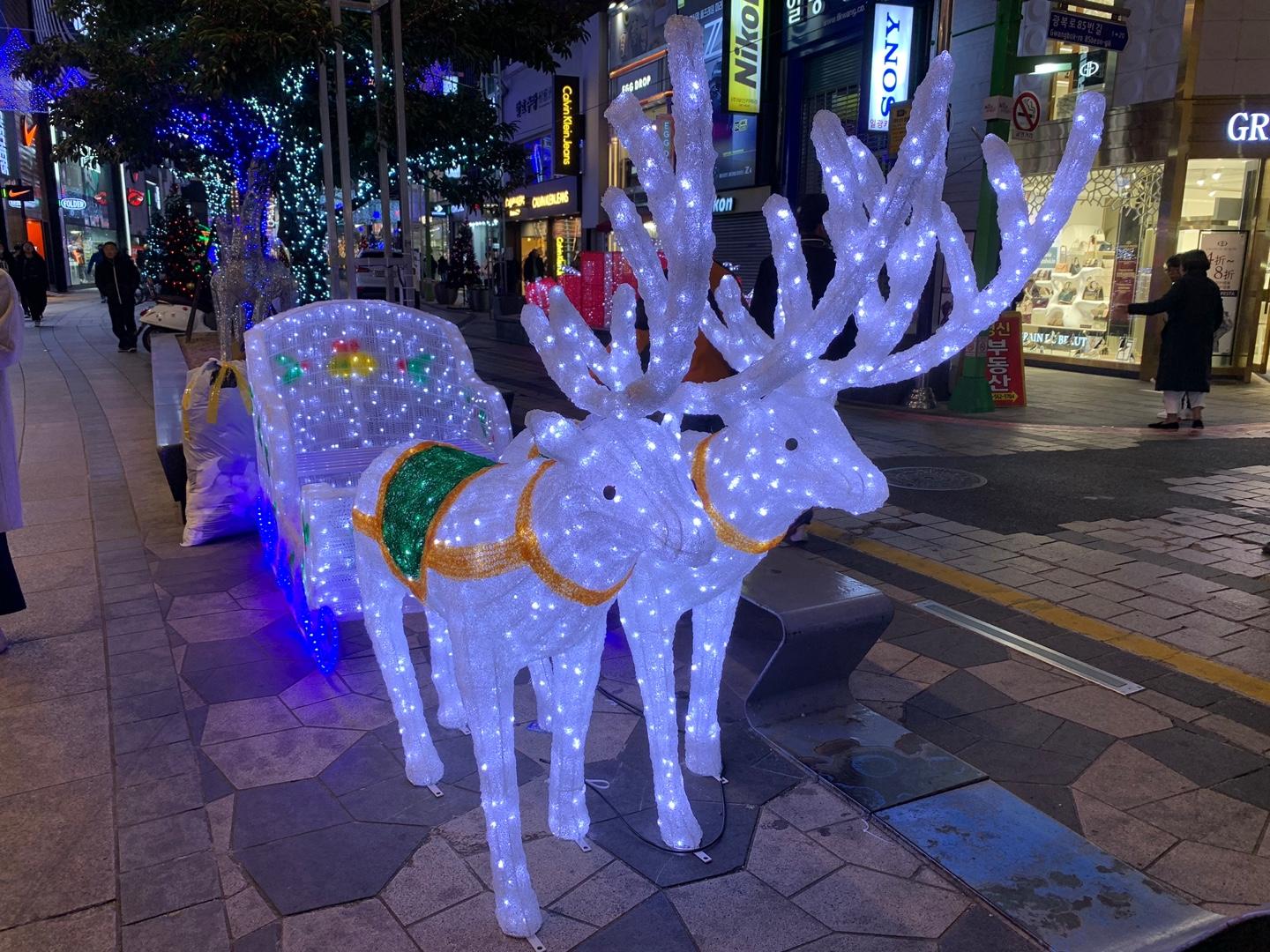 Busan christmas celebrations. christmas festival. light festival. christmas tree. nampodong. haeundae. the bay 101. gijang.
