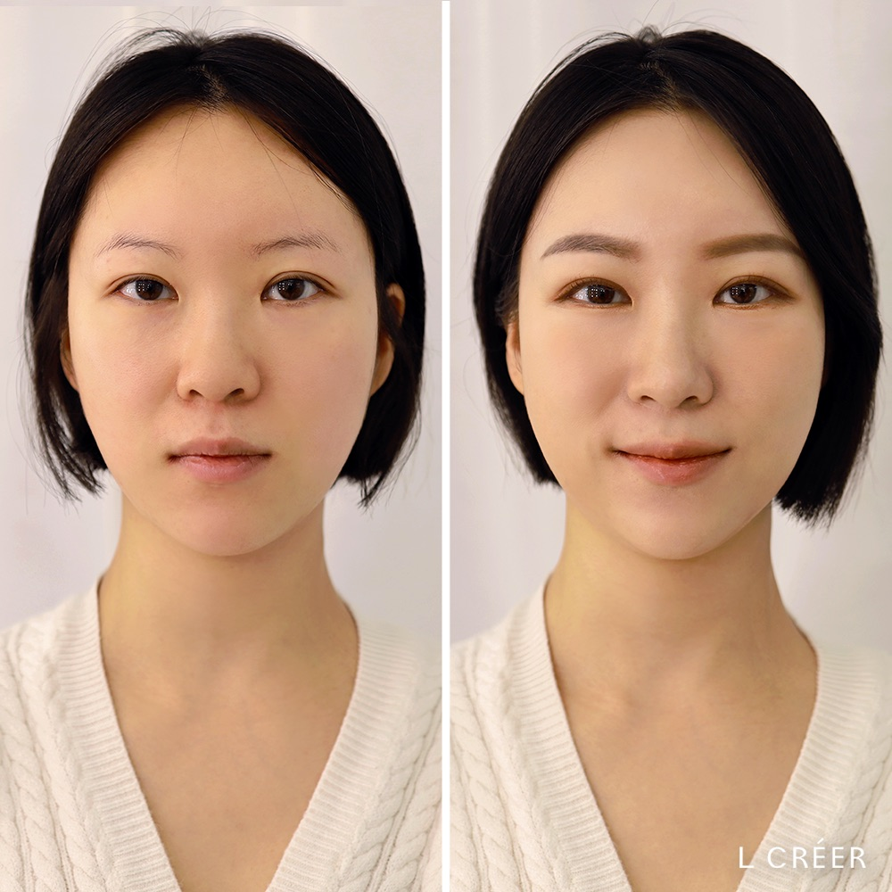 Lcreer定製眉毛形狀的細節修飾展示