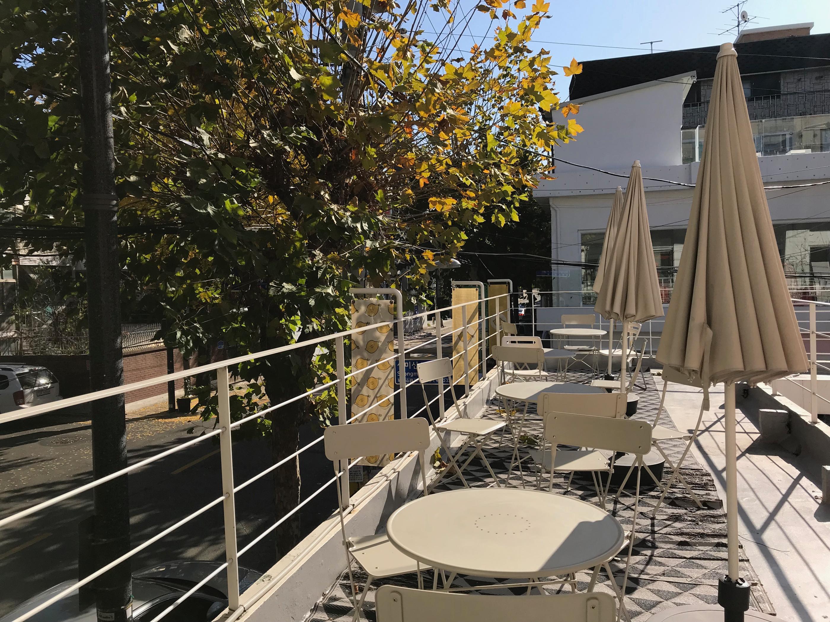 Cafe Skön, an ultra famous cafe in Hongdae that is well-known for its cute drinks and desserts