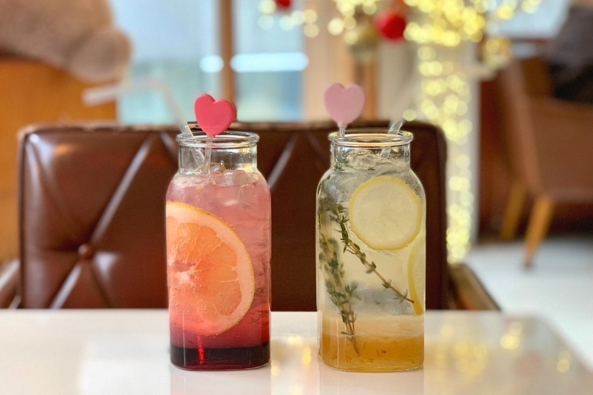 Tokki Soda lựu (토끼소다 노을석류) & Tokki Soda Yuja (토끼소다 달빚유자) ở Tokkijung chi nhánh Hongdae 토끼정 홍대