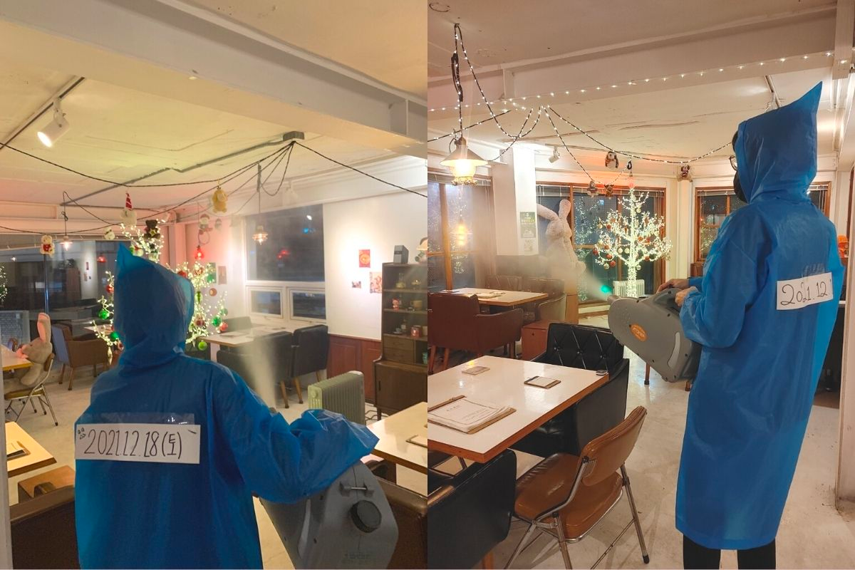 nhân viên khử khuẩn