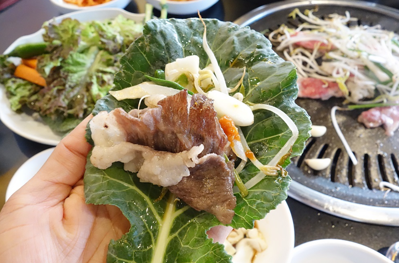 韓国のタッカルビの調理中