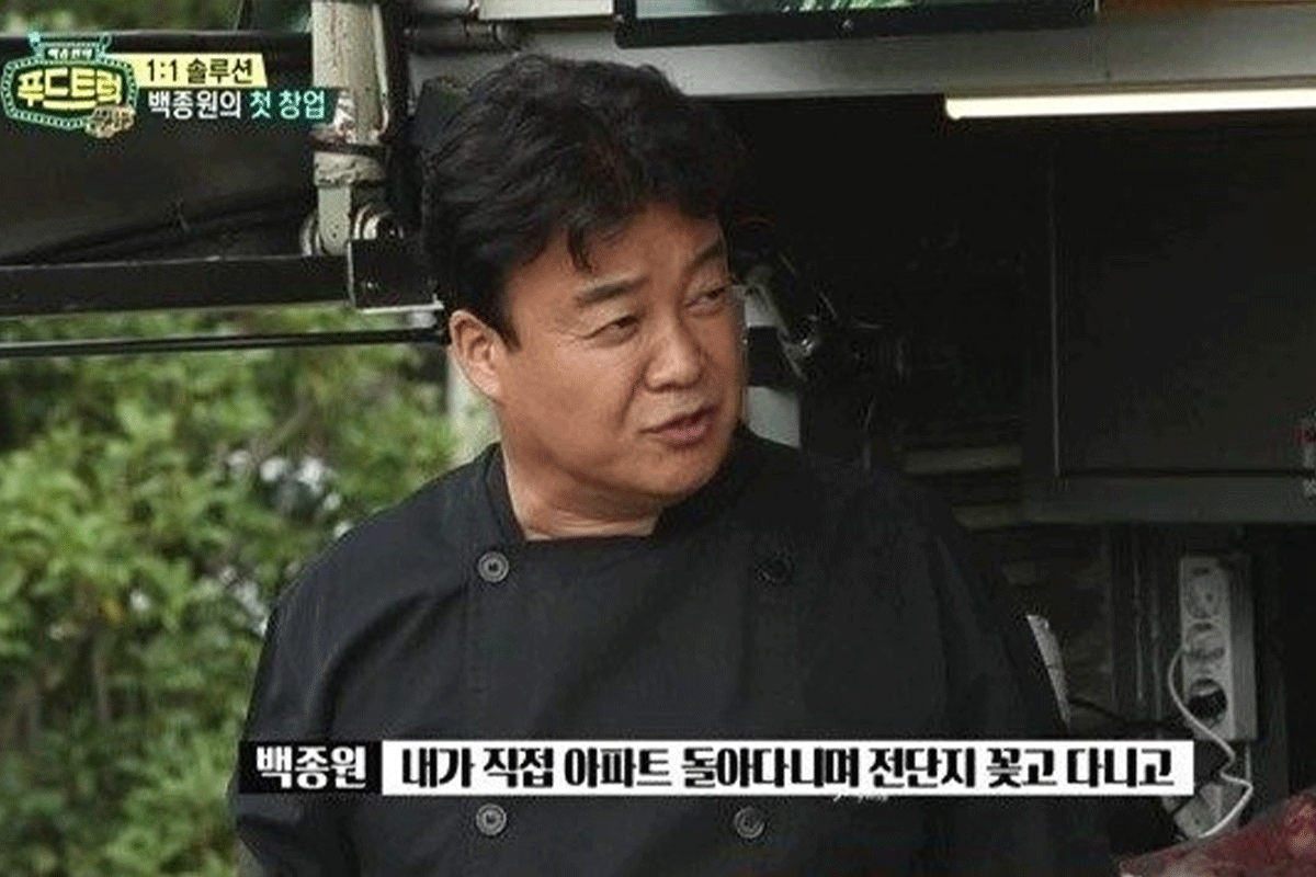 Paik Jongwon on TV
