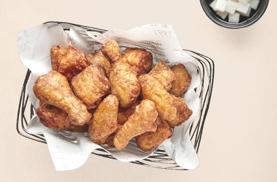 Rangfolge der koreanischen Hühnchen