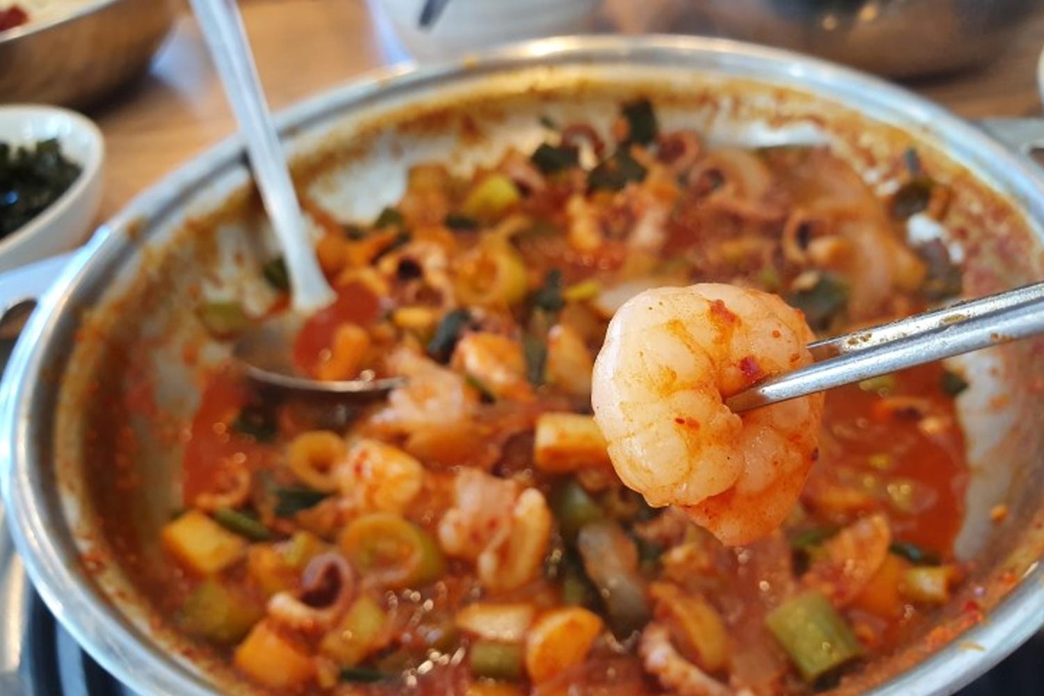 100se nakji hải sản nhà hàng hàn quốc tôm bạch tuộc lòng busan haeundae tôm