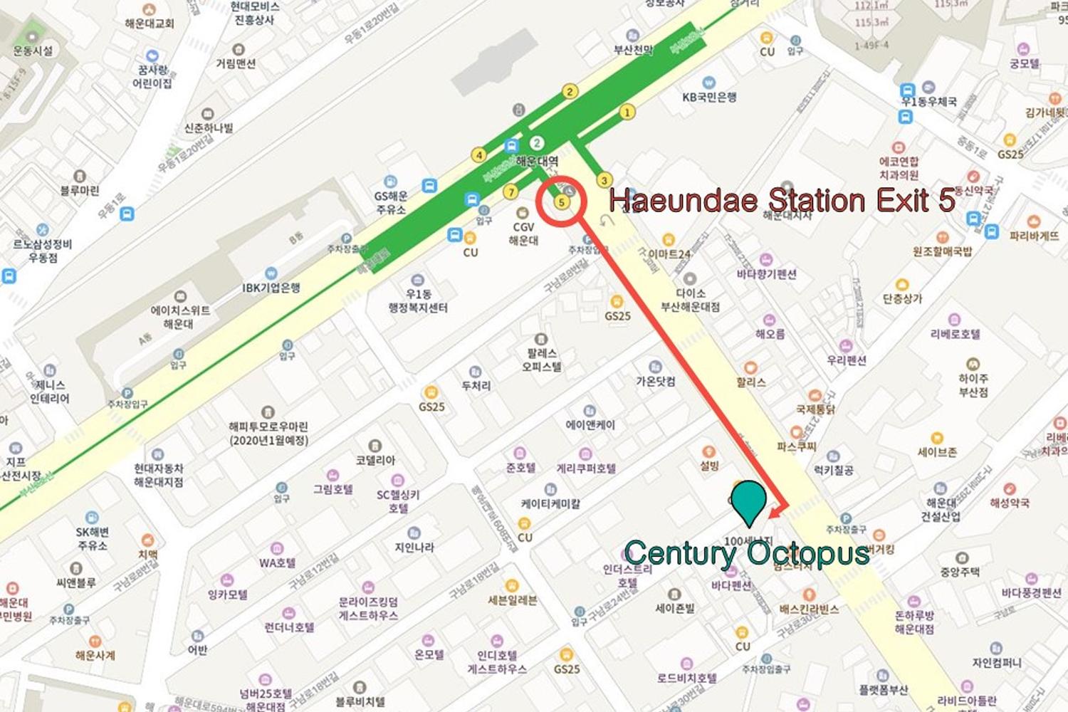 100se nakji hải sản nhà hàng hàn quốc tôm bạch tuộc lòng busan haeundae địa chỉ