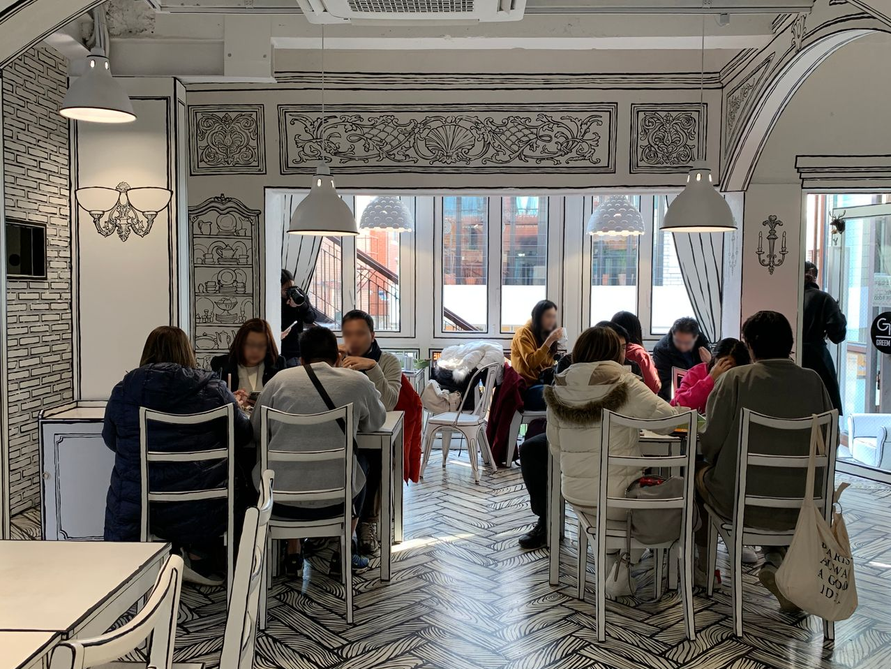 延南洞 | Cafe 延南洞223-14 首爾 弘大韓國 安靜 棒 特色 酷 咖啡廳 有趣 綠茶拿鐵 抹茶拿鐵 蛋糕 甜點 伯爵茶 巧克力 餅乾 柳橙咖啡 拍照區 新潮咖啡廳 韓國咖啡廳 韓國美食