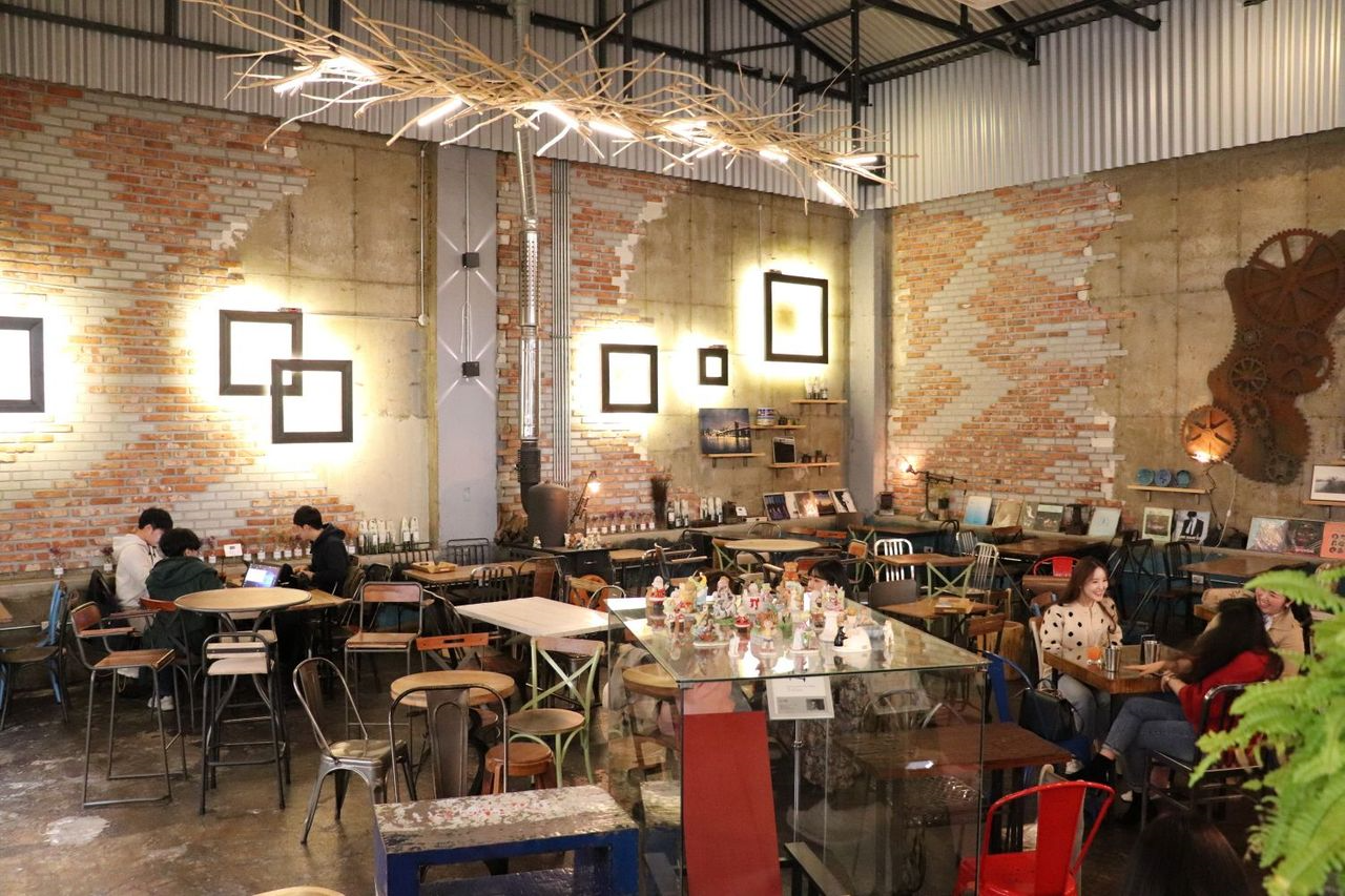 プサンカフェ、韓国カフェ、美味しいお店、オシャレなカフェ、デザートカフェ、ソミョンカフェ、工場カフェ、ヴィンテージ38、VINTAGE38