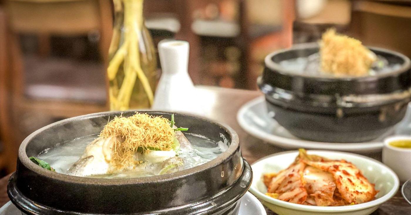 แบกเจ ซัมกเยทัง(백제 삼계탕)lร้านอาหารเมียดง