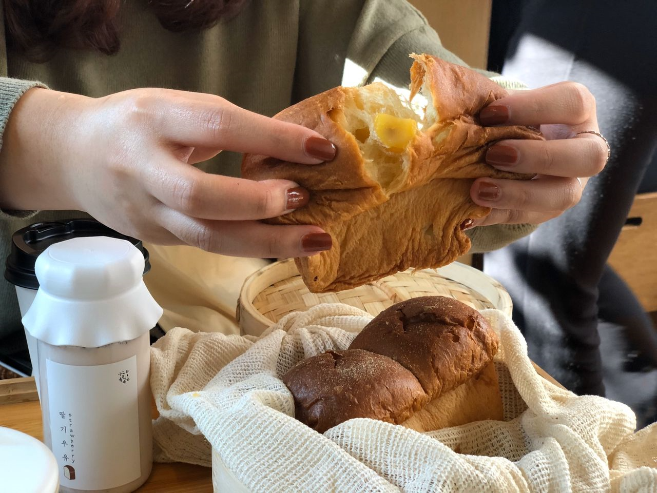 ソウルカフェ、韓国カフェ、デザートカフェ、イクソンドンカフェ、蒸しトースト、ミルトースト